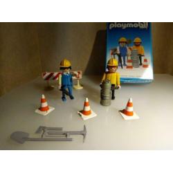Vintage Playmobil 3368 stratenmakers 1974/1975 met doos