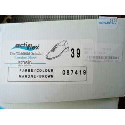 Donkerbruine damesschoenen in maat 39
