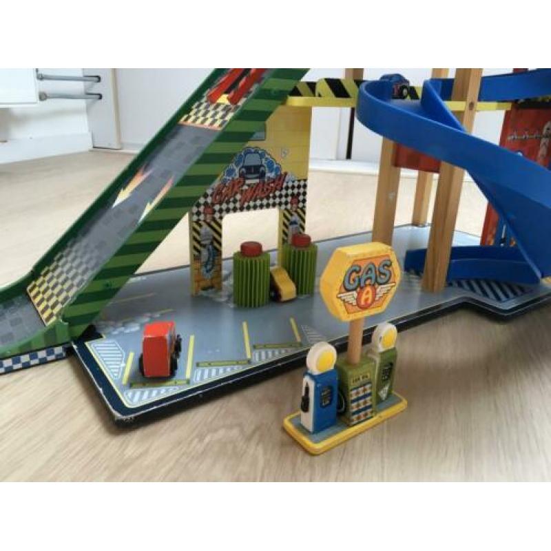 KidKraft Super Schans Raceset houten garage