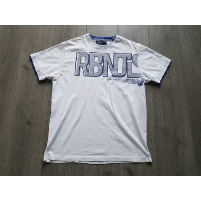 ANGELO LITRICO wit T-shirt met opdruk maat XL (KG228)
