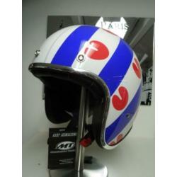 Motorhelm brommerhelm friesland helm friese vlag s m l xl