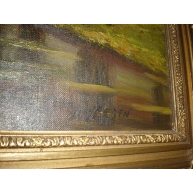 N van yperen. Schilderij afmeting buitenkant lijst101x61 cm