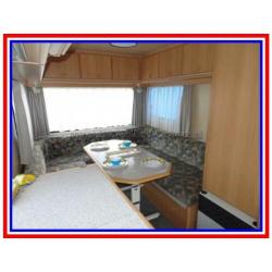Adria Optima 470, ruime 4 pers. caravan, voortent, rondzit