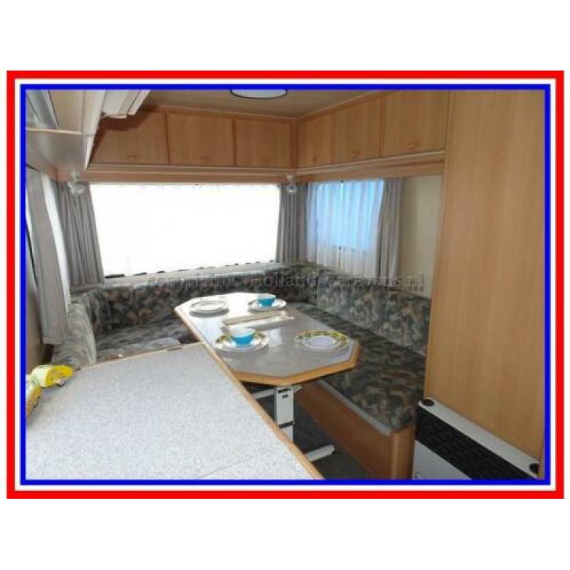 Adria Optima 470, ruime 4 pers. caravan, voortent, rondzit