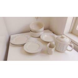 Tulowice servies genuine porcelite Polen, 60-er jaren