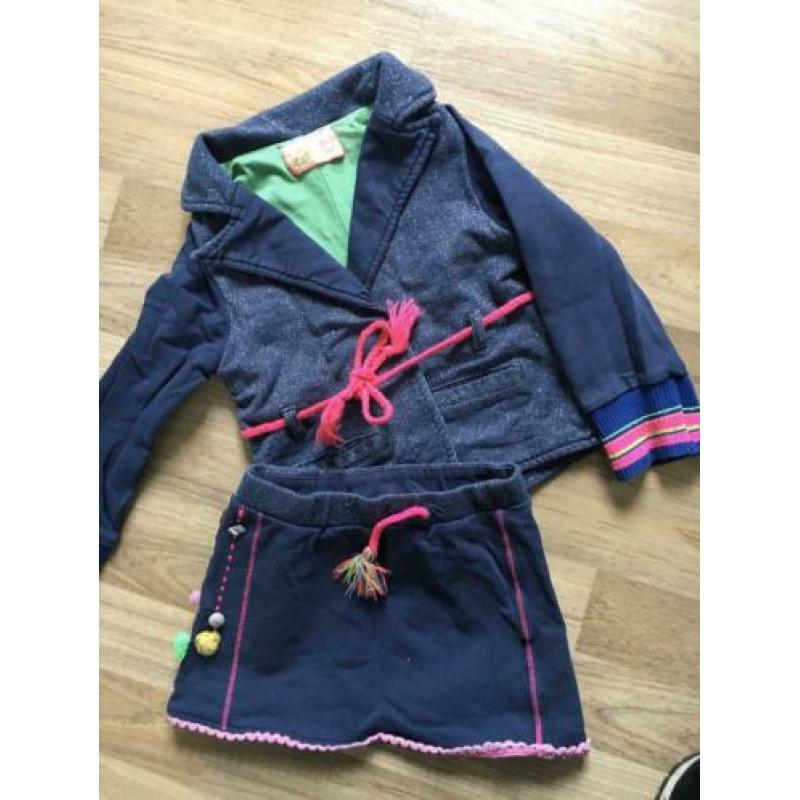 Mim-Pi set, blazer colbert en rok maat 92