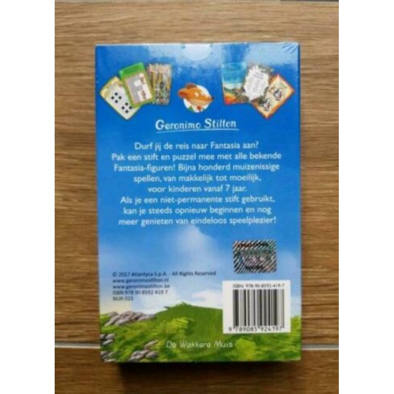 Geronimo Stilton leesboek én activiteitenkaarten; NIEUW