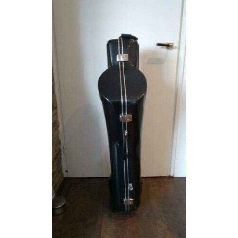 Bariton saxofoon koffer op wielen