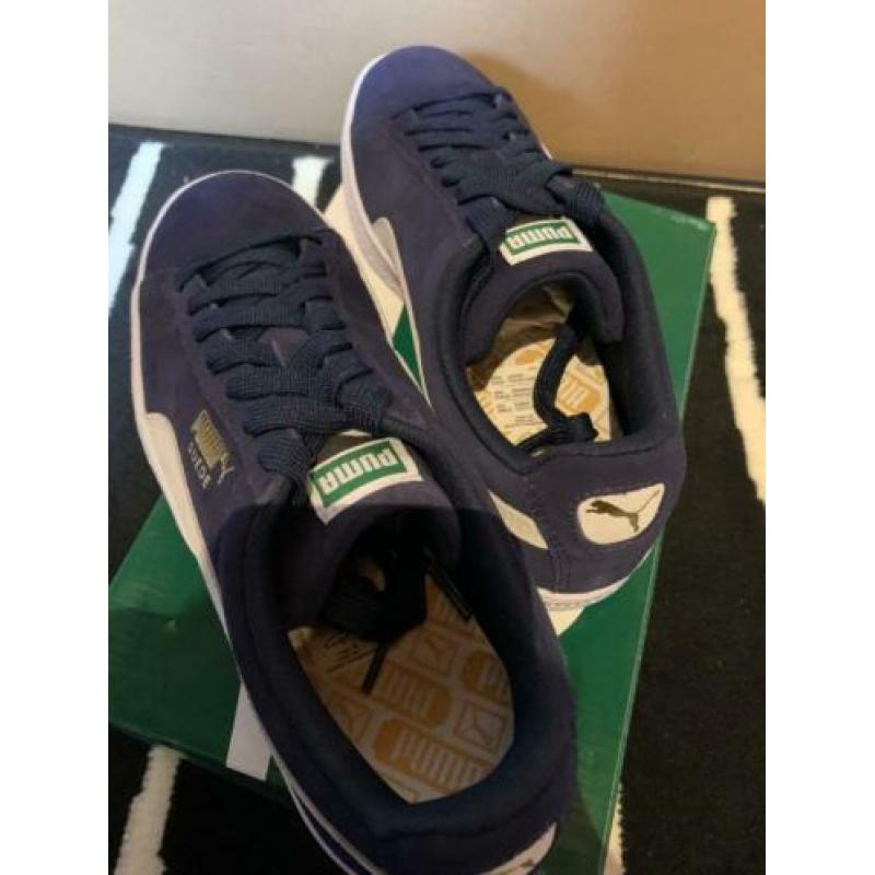 Nieuwe originele Puma Suède sneakers blauw, maat 39!