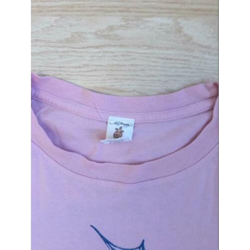 Ed Hardy shirt maat L Roze