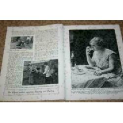 Oud magazine Het Leven - Oa over kreeftvisserij - 1916 !!