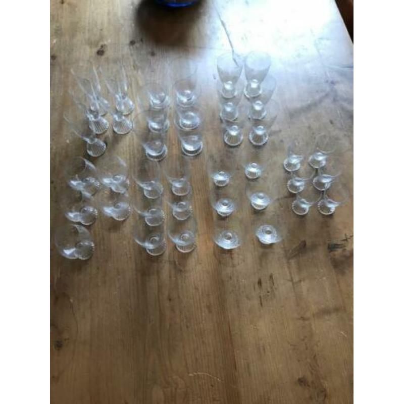 Glas servies kristal