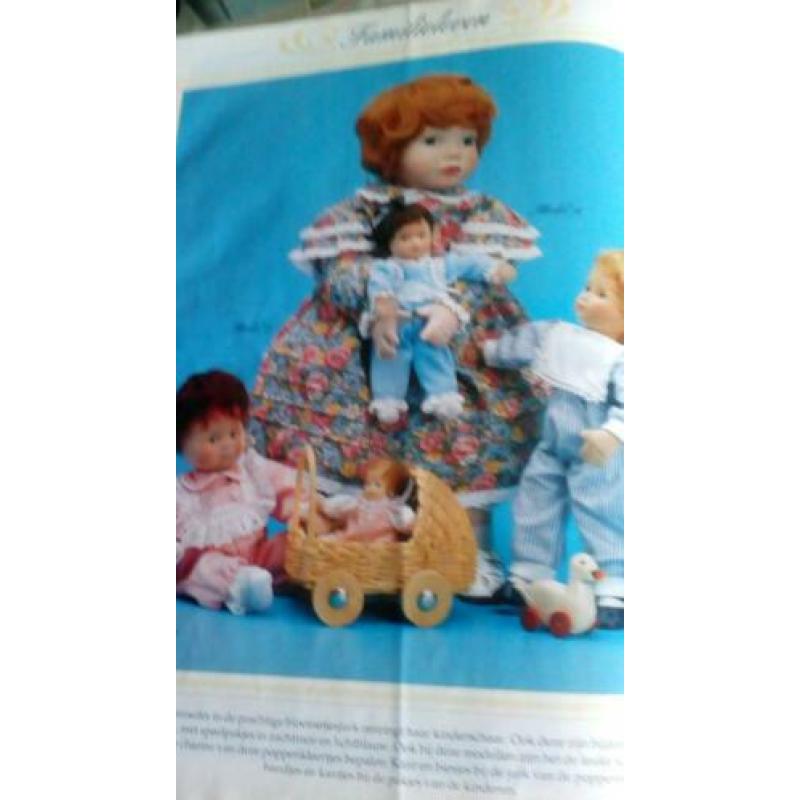 Poppenkleding patronen, romantische en grappige poppenmode