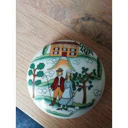 Antiek porselein Engelse Gemberpot Mason's ironstone