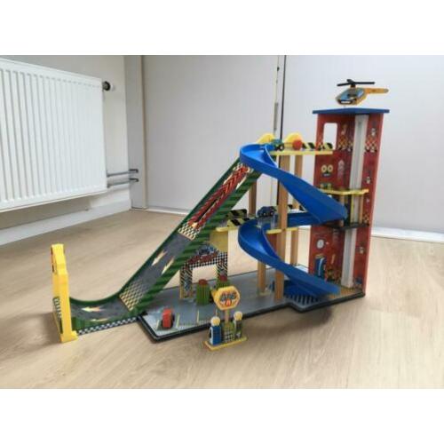 KidKraft Super Schans Raceset houten garage