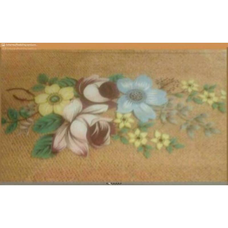 ?? VINTAGE GLASSCHAAL(34x15cm)BLOEMDECO