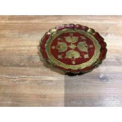 Vintage Italiaans dienblad brocante dienblad