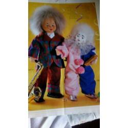 Poppenkleding patronen, romantische en grappige poppenmode