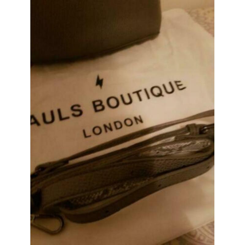 NIEUW Pauls Boutique London tas grijs slangenprint ORGINEEL!