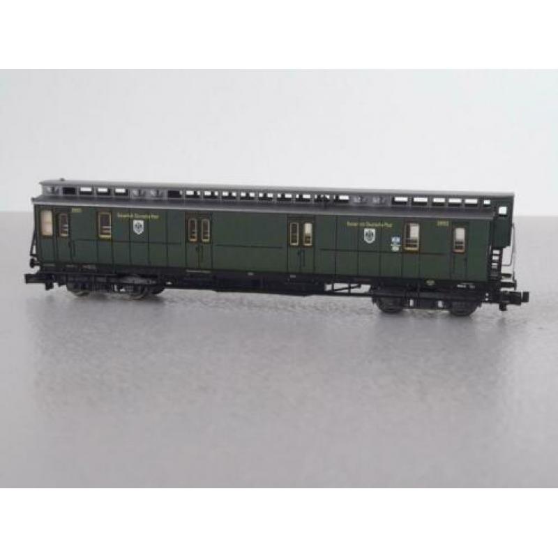 Fleischmann N piccolo 8803K postrijtuig van de KDP
