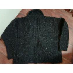 Vest Carreig Donn antraciet tweed S