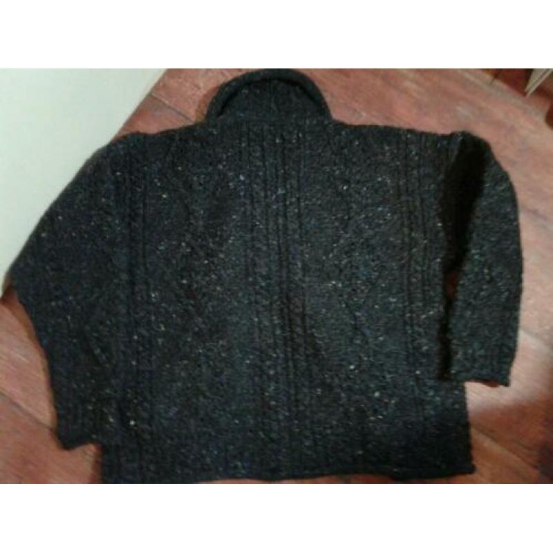 Vest Carreig Donn antraciet tweed S