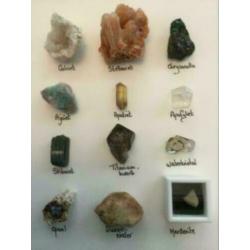 6 x set van mineralen, bijzondere, allerlei, prijs per set