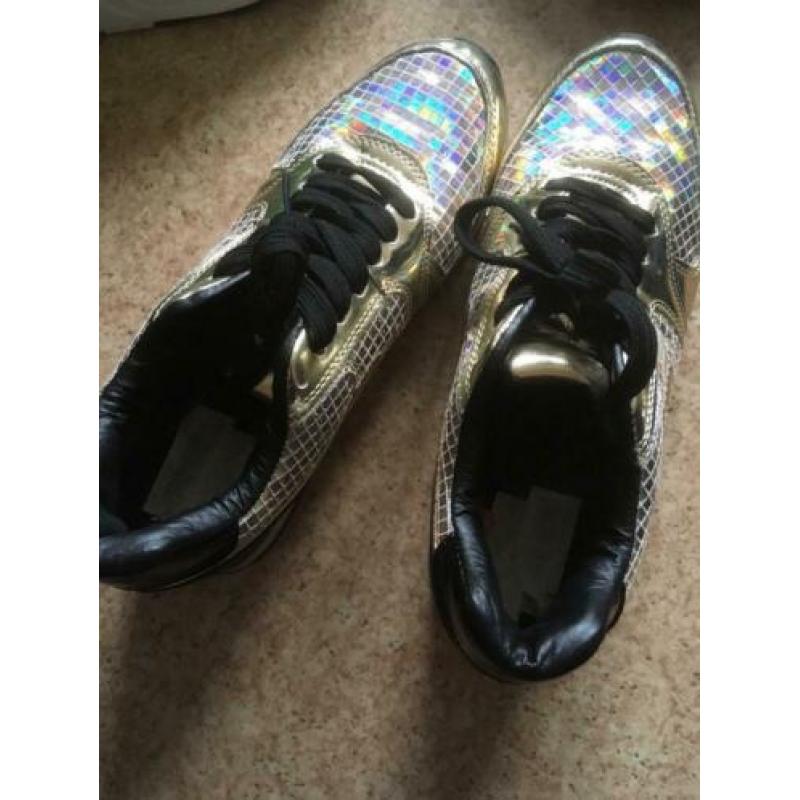 Shoecolate sneakers, glitter mt 39