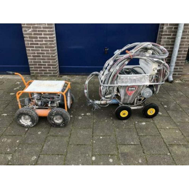 Spackspuit machine hama met keaser compressor 220v