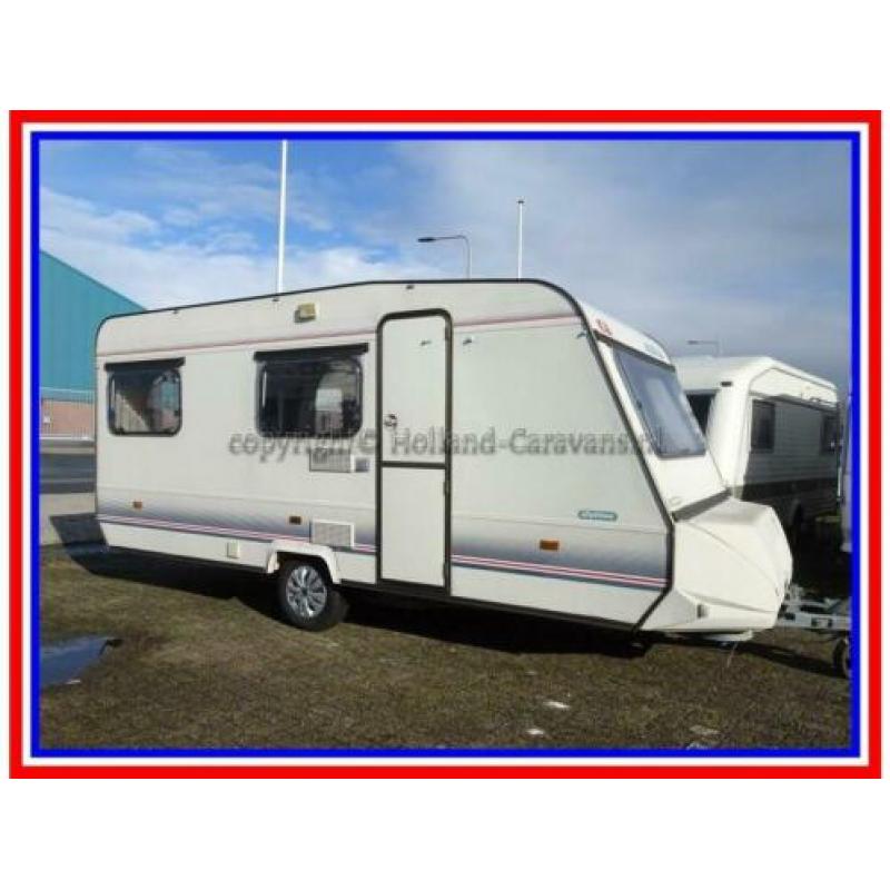 Adria Optima 470, ruime 4 pers. caravan, voortent, rondzit