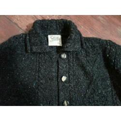 Vest Carreig Donn antraciet tweed S