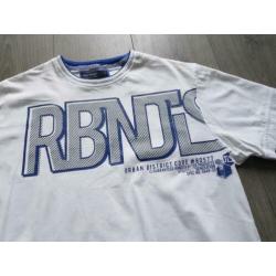 ANGELO LITRICO wit T-shirt met opdruk maat XL (KG228)
