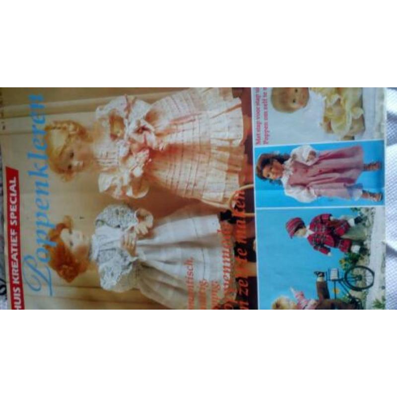 Poppenkleding patronen, romantische en grappige poppenmode
