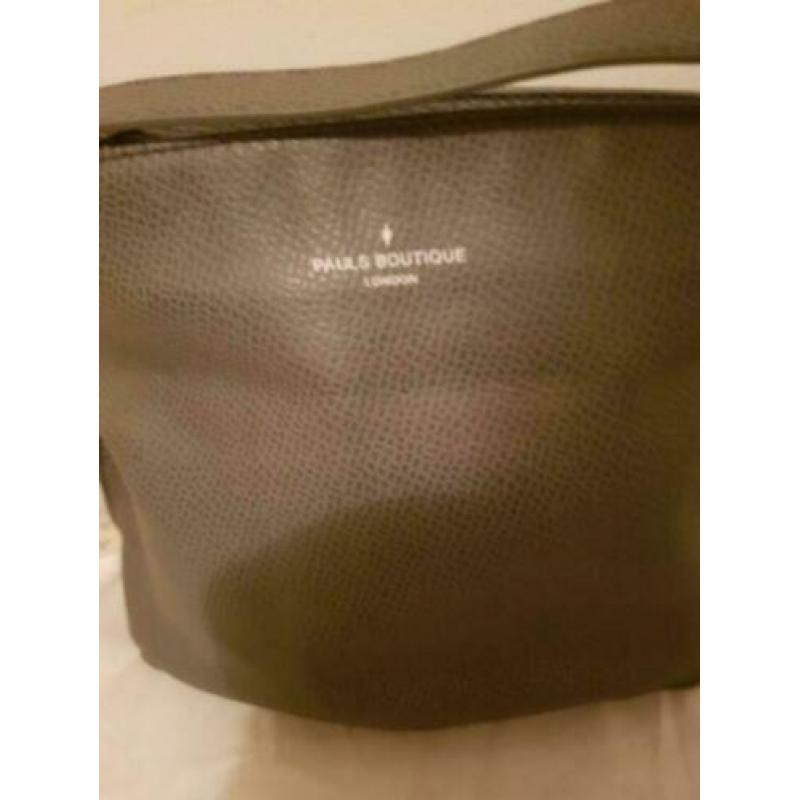 NIEUW Pauls Boutique London tas grijs slangenprint ORGINEEL!