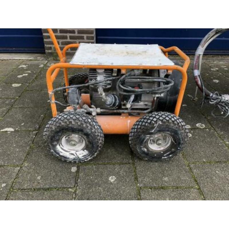 Spackspuit machine hama met keaser compressor 220v