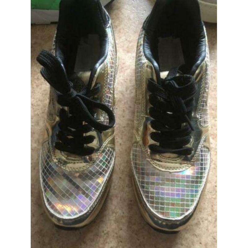 Shoecolate sneakers, glitter mt 39