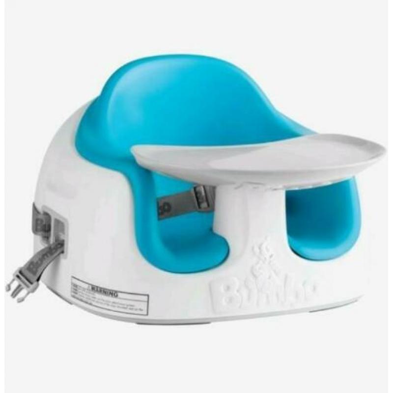 Bumbo multi seat kinderstoel blauw met dienblad