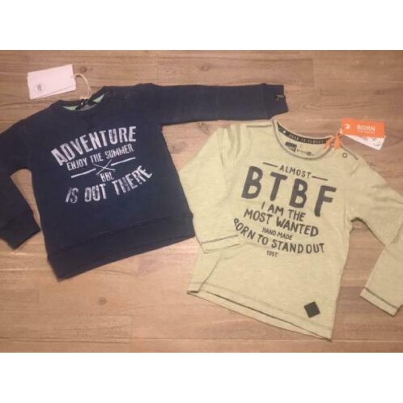 Nieuw pakket jongens merk longsleeve sweater BBL BTBF 86