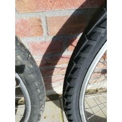 Set 26 inch wielen aluminium atb mountainbike mtb