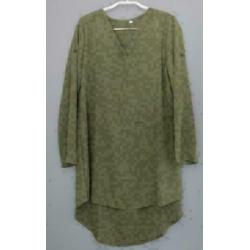 groene lange blouse maat S