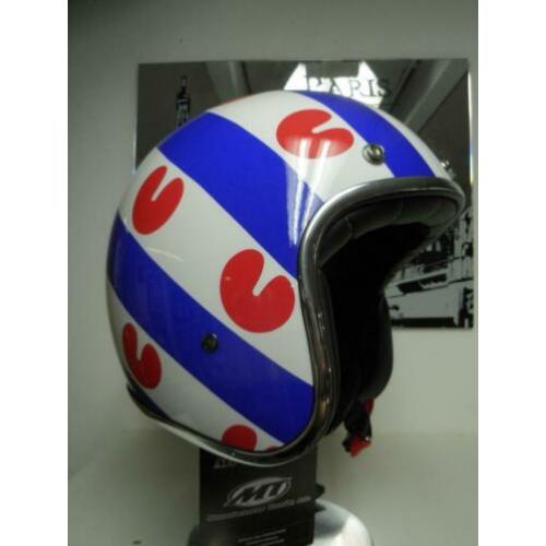 Motorhelm brommerhelm friesland helm friese vlag s m l xl
