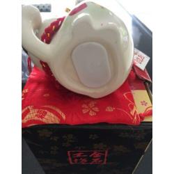 Nieuwe porseleinen Chinese spaarpot