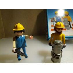 Vintage Playmobil 3368 stratenmakers 1974/1975 met doos