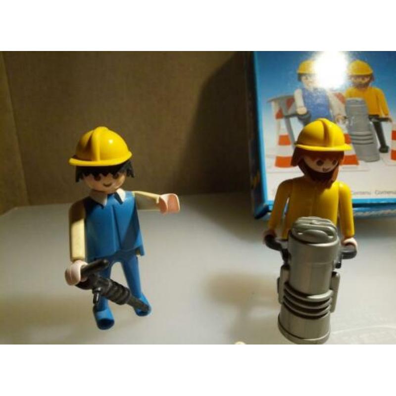 Vintage Playmobil 3368 stratenmakers 1974/1975 met doos