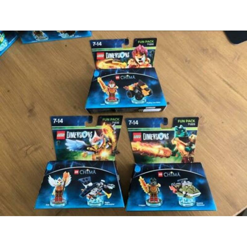 LEGO DIMENSIONS level / team / fun pack lot 20 stuks nieuw
