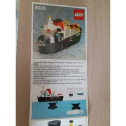 Lego boot. Nr 4005, incl bouwinstructies