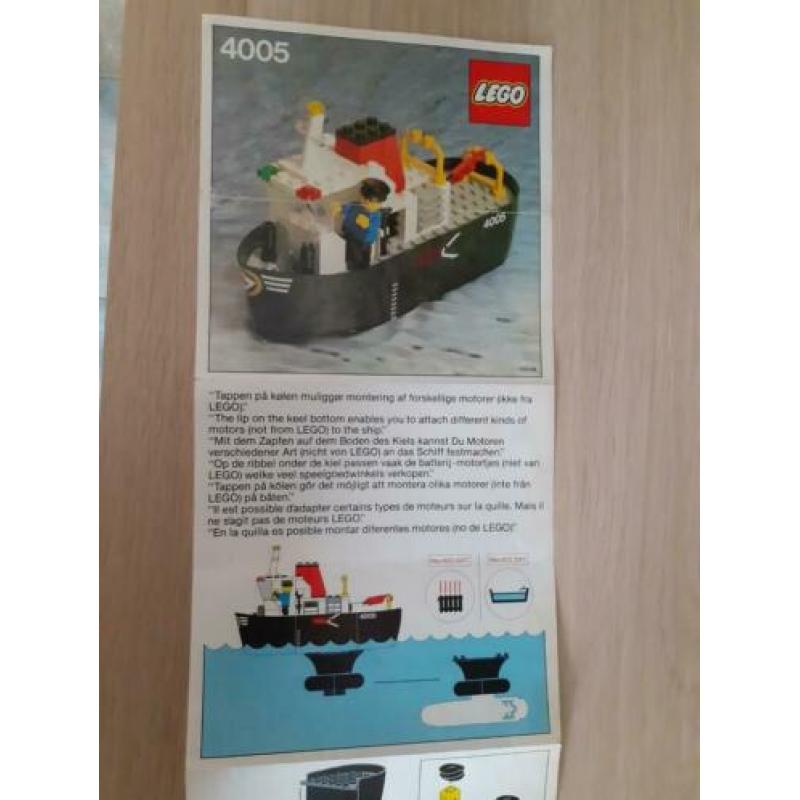 Lego boot. Nr 4005, incl bouwinstructies