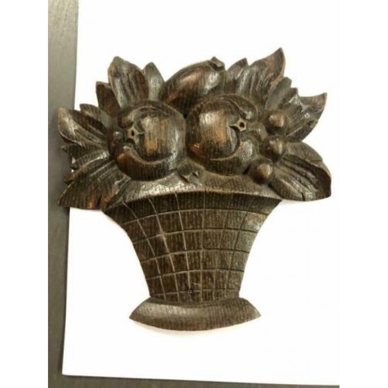 Houten ornamenten oud