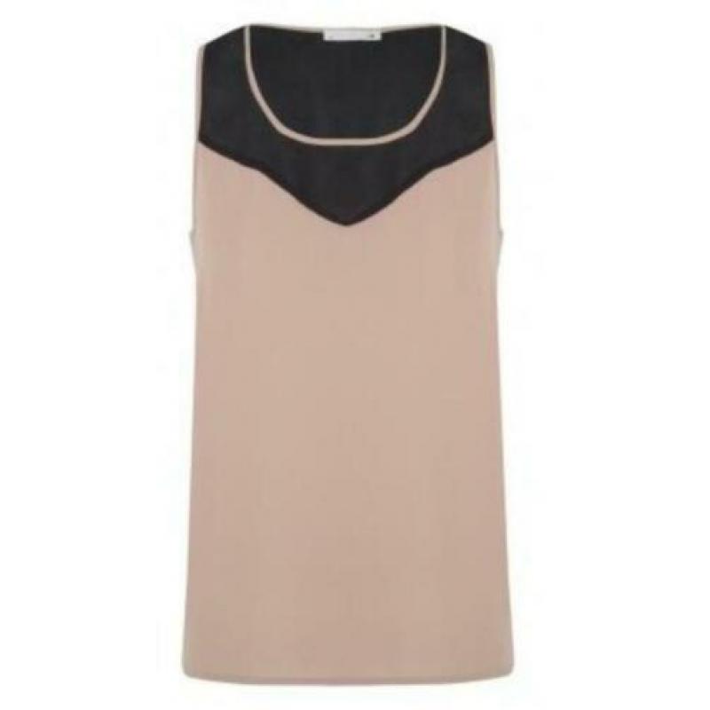 ST. Roze met zwarte zomer top maat 36