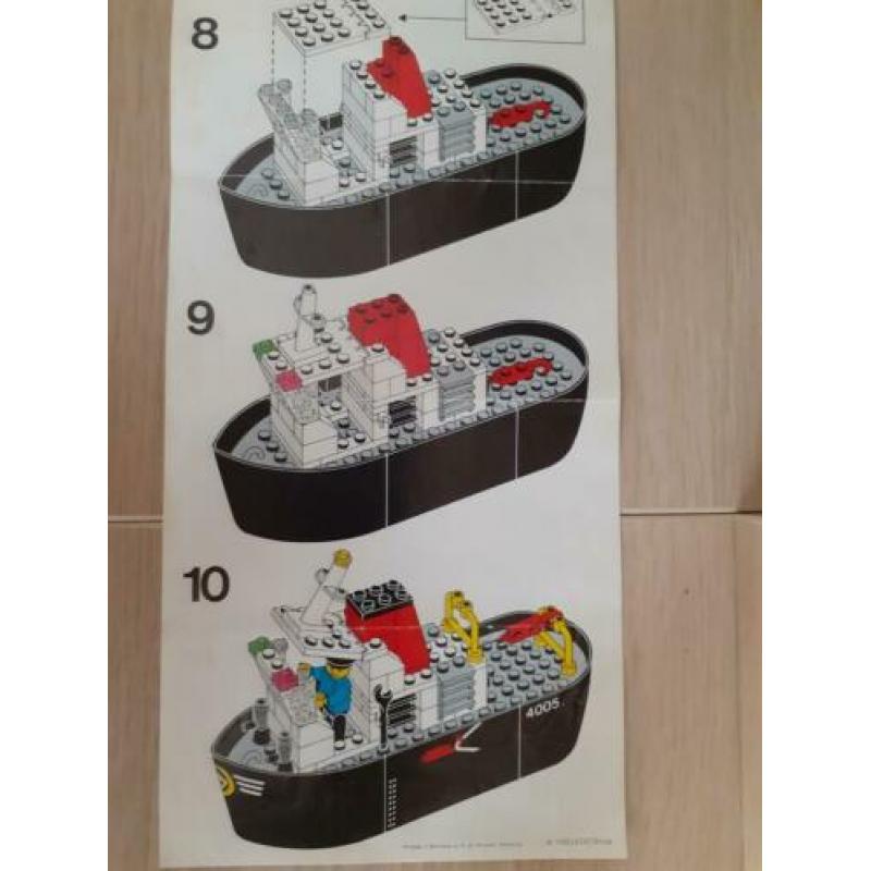 Lego boot. Nr 4005, incl bouwinstructies